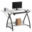 Small Sewing Table, with Gridded White Top and Black Legs 4