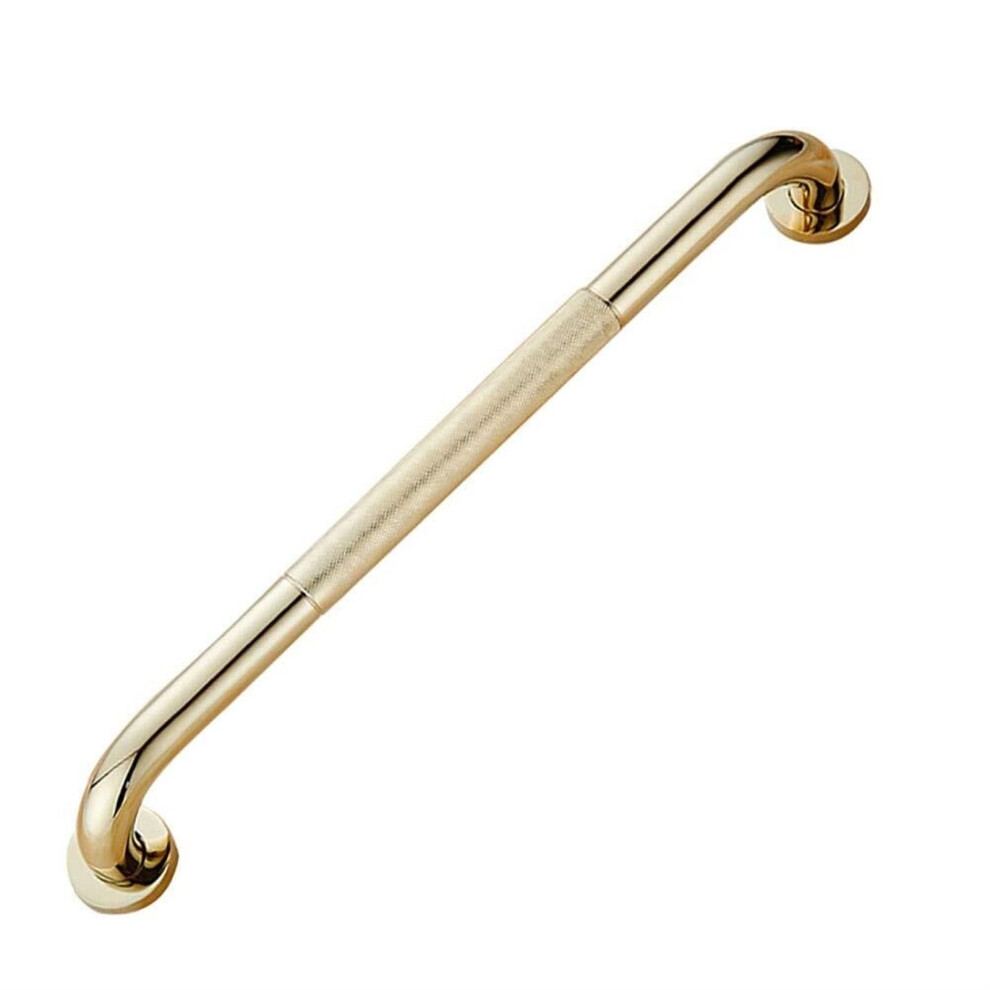 Gold Bathroom Grab Bar Rose Brass Shower Safety Rail For Elderly, HeavyâDuty AntiâSlip Support