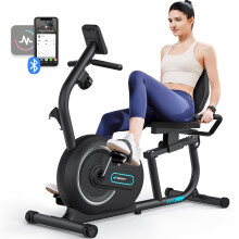 MERACH Recumbent Exercise Bike for Home with Smart Bluetooth and Exclusive