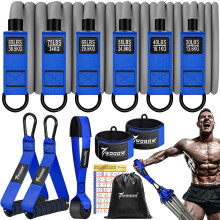 WOQQW Heavy Resistance Bands 350lbs Resistance Bands Set for Men Exercise B
