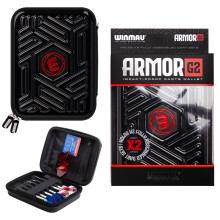 WINMAU Armor G2 Darts Wallet Black Darts Case Holds Fully Assembled Darts