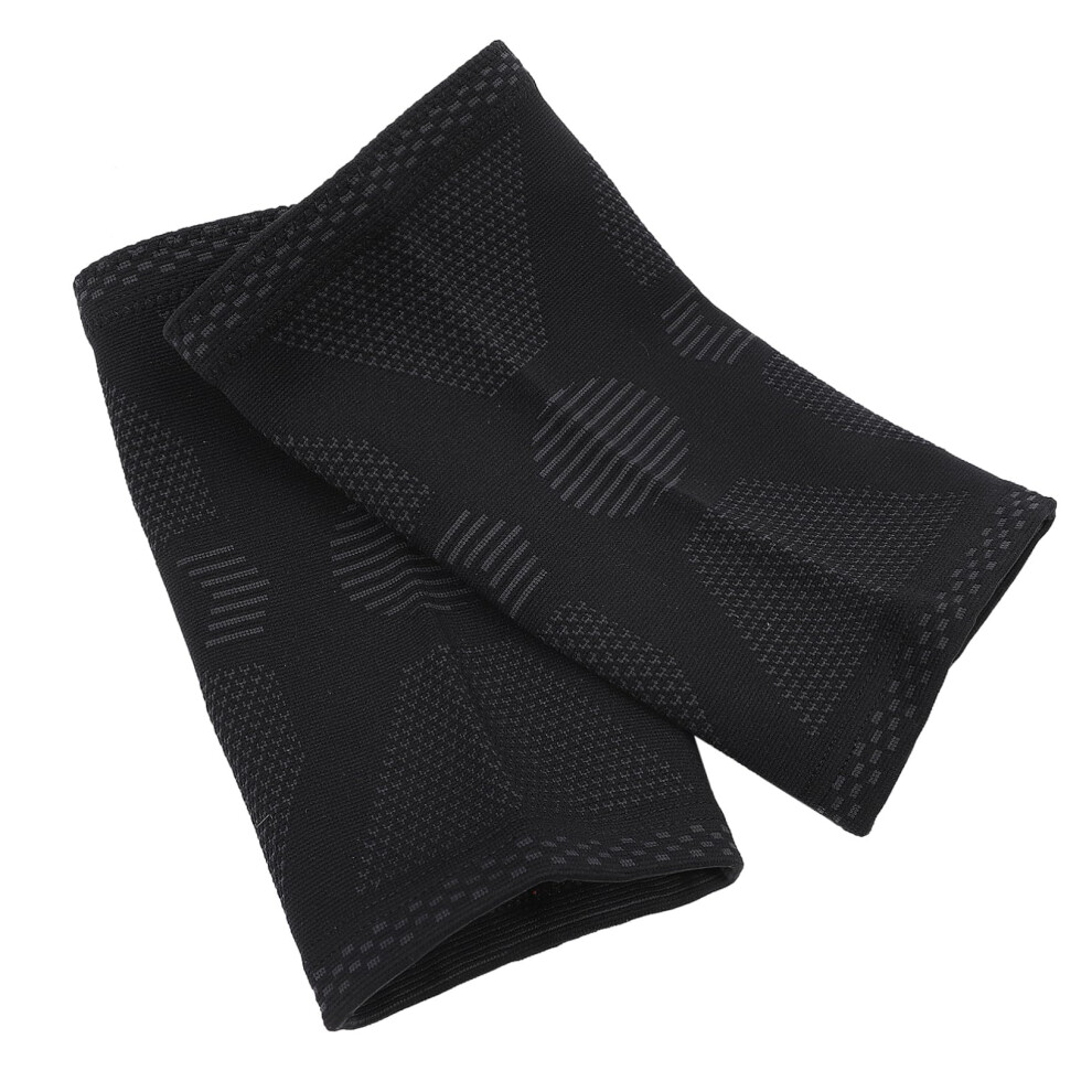 2pcs AntiSlip Knee Compression Sleeves for Running and Sports, Breathable Support Brace with Stabilizer