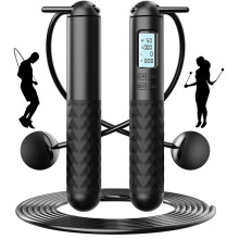 PICKONA Cordless Skipping Ropes for Adults Cordless Jump Rope With Counter