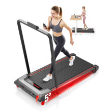 WalkDate Walking Pad Treadmill with 5 Incline Compact Under Desk Treadmill