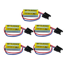 5 Pack ER17330V 3.6V 1700mAh Lithium Battery for FANUC CNC, A6BAT Replacement with Long Endurance