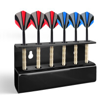 Darts Holder Wall Mounted – Acrylic Dart Rack for 6 Dart – SelfAdhesive or