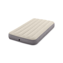 Intex Twin DuraBeam Series Single High Airbed TaupeGrey One Size