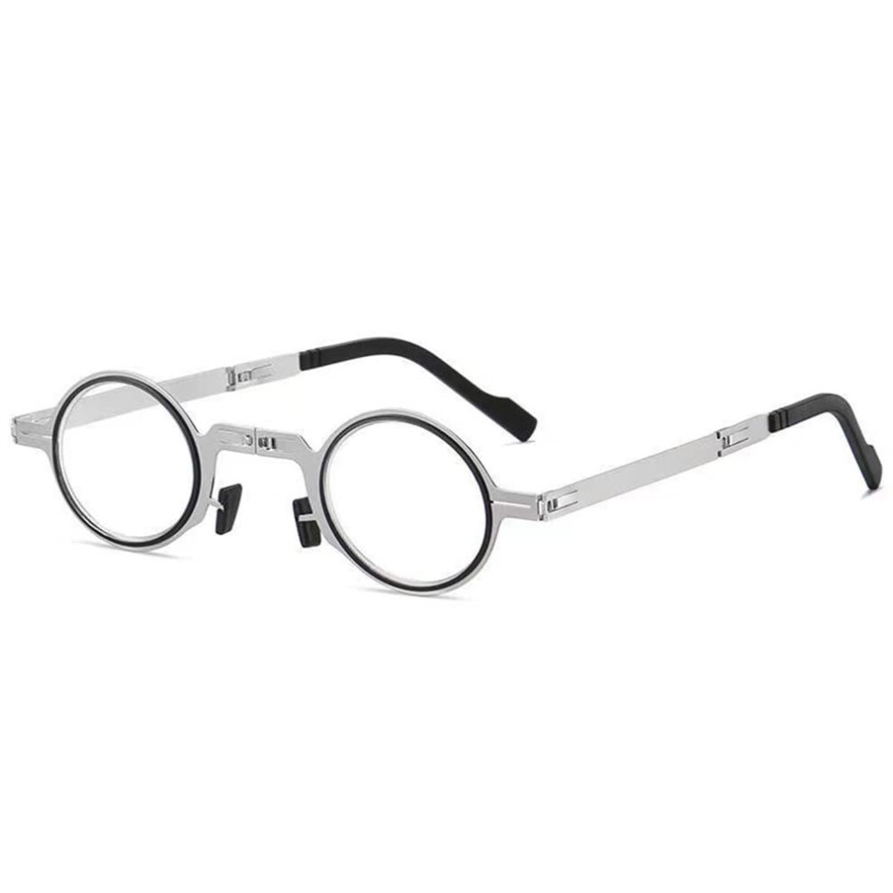 Blue/Light Folding Reading Glasses 1.0X Blocking Tr90 Lightweight Frame For Computer And Travel Use