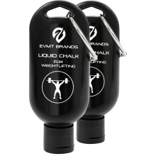 EVMT Brands Liquid Chalk, Mess-Free Gym Chalk for Weightlifting, Gymnastics, Roc
