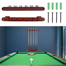 Adhafera Pool Cue Holder 6 Pieces WallMounted Pool Cue Rack Suitable for Bi