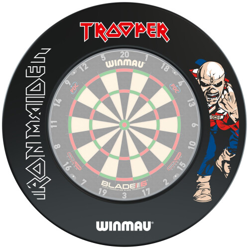 winmau WINMAU Dartboard Surround Ring Wall Protector – Durable Backboard for Dart