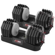 EnterSports 27KGx2 Adjustable Dumbbells 10 Dumbbell Weights Levels227kg for