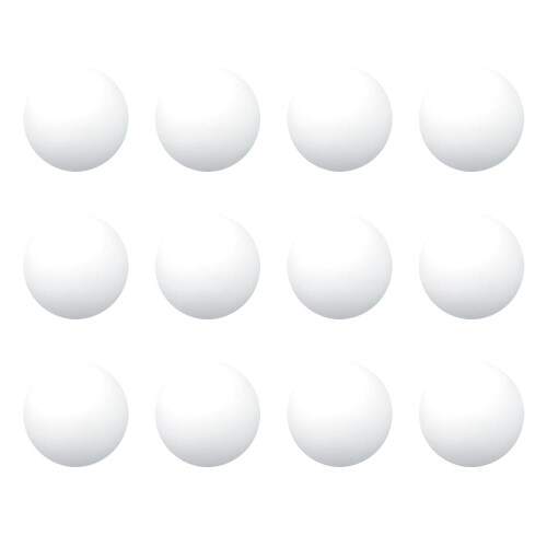 Ram 12 x Table Tennis Ping Pong Balls ABS White Balls