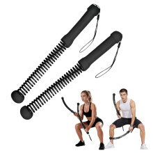 Ryfpdml 2Pcs Ropeless Battle Rope for Home Workout, Ropeless Weighted Battle Ropes for Exercises Portable Quiet Cordless Training Rope Fitness Equipm