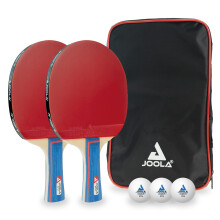 JOOLA Duo Table Tennis Set 2 Bats 3 Balls Carry Pouch Casual Two Play