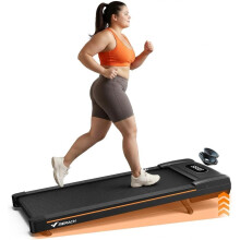 MERACH Heavy Duty Walking Pad Treadmill with Speaker, 10% Auto Incline, Pro Shock-Absorbing Cushioning System, 3.0HP Quiet Brushless Motor, 350lbs Cap