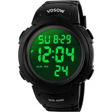 VDSOW Mens Sports Digital Watches - Outdoor Waterproof Sport Watch