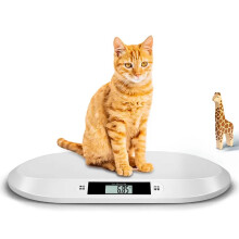 Pet Weight Scale with  Precision Sensors, Hold and Tare Function, LCD Display for Small Dogs and Cats up to 44 lbs