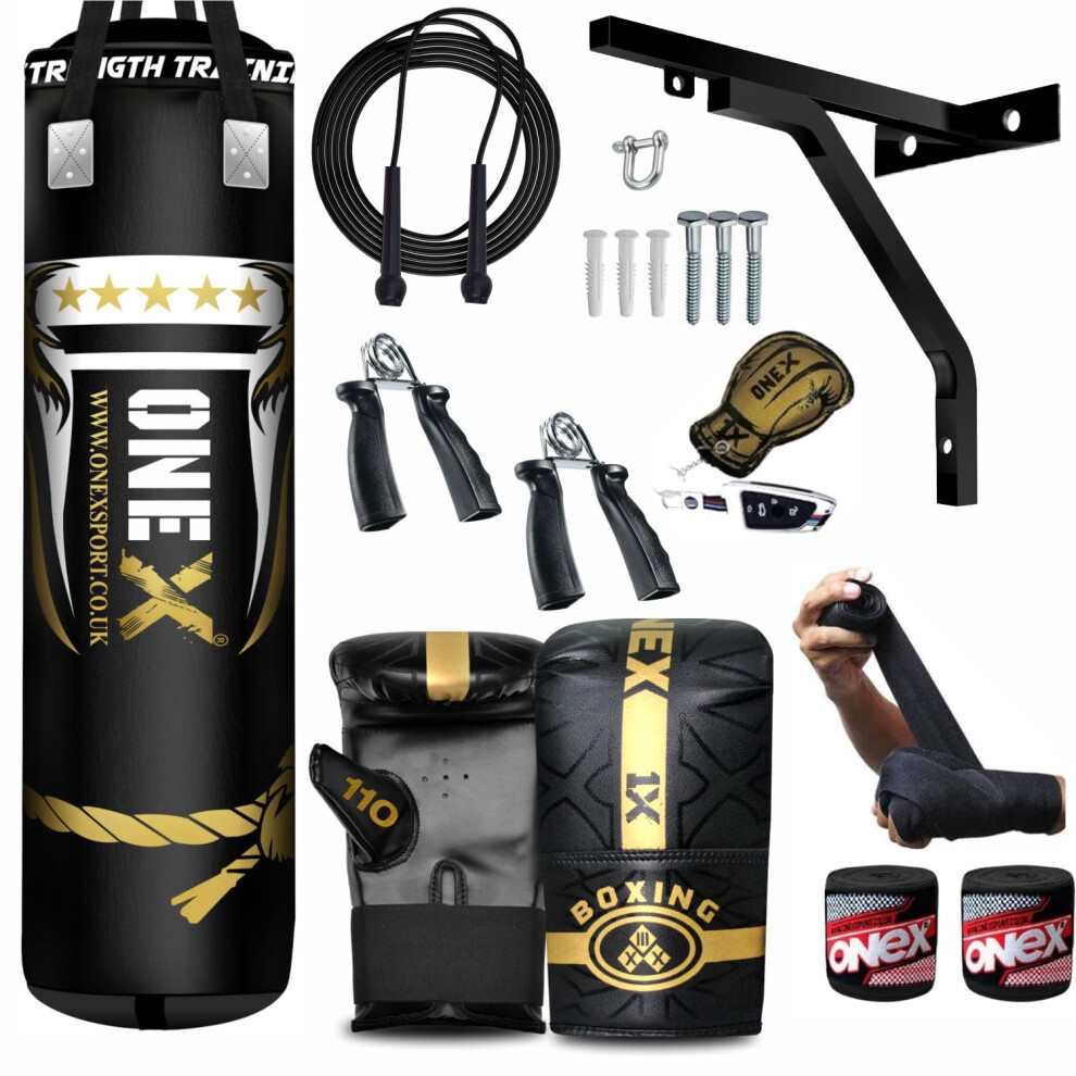 Photos - Punching Bag / Ball Boxing bag heavy duty punching bag Filled 4ft 5ft set, punch bag