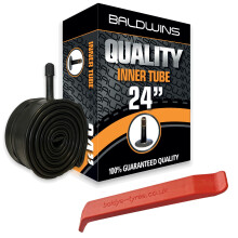 Baldwins Bike Inner Tube 24 x 175 to 2125 Schrader Valve  BALDYS TYRE LEVER