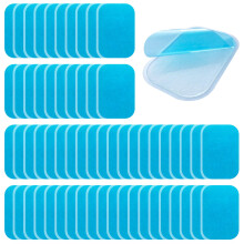Leikedun 60 Pcs Abs Trainer Replacement Gel Pads Ab Stimulators Sticky Pads