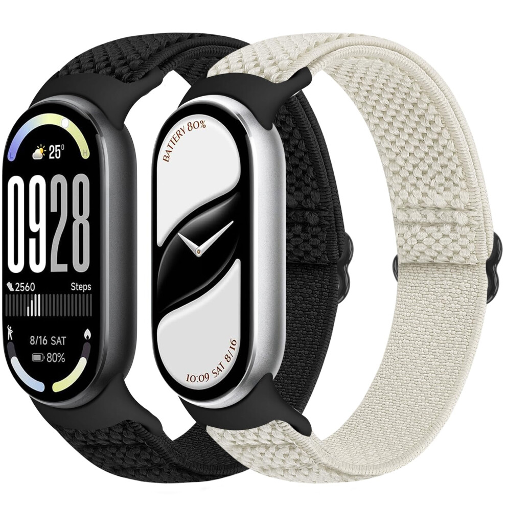 Runostrich Elastic Nylon Watch Strap Compatible With Xiaomi Smart Band 1098 8159157467685
