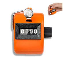 4Digit Clicker CounterHandheld Counter Hand Mechanical Counters ClickersGol