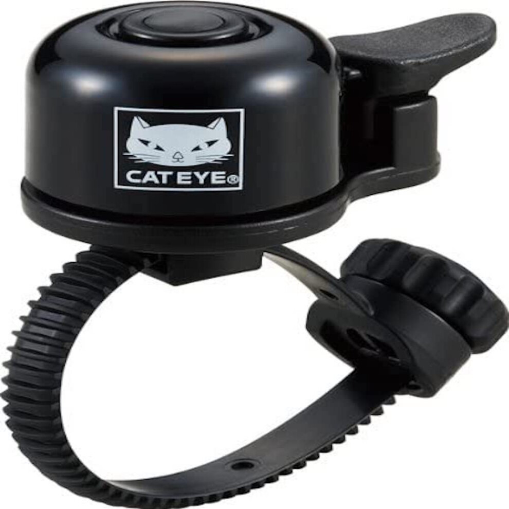 Cateye Oh-1400 Aluminium Bell : Durable Aluminium, Clear Sound, Sleek Design Black