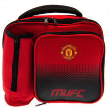 Manchester United FC Lunch Bag with Bottle Holder, Lunch Accessories, Gift