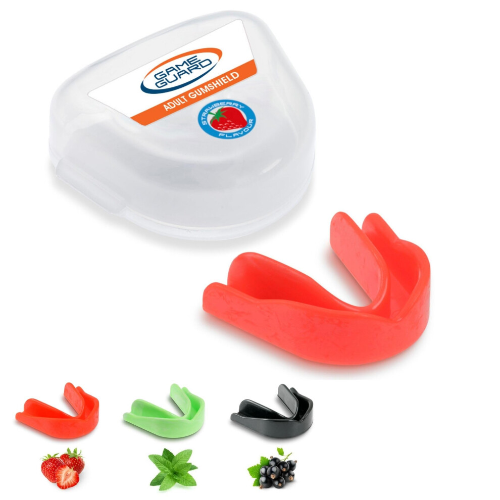 Game Guard Sports Mouthguard Â Easy Fit Boil Bite Gum Shield For Adults T
