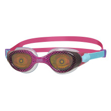 Zoggs UnisexYouth Sea Demon Junior Lens Swimming Goggles PurplePinkHologram