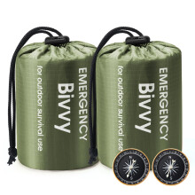 Esky Emergency Sleeping Bag 2 Pack Survival Bag Portable Thermal Bivy Sack