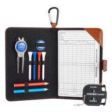 Handy Picks Golf Scorecard Holder n Yardage Book Cover  Divot Repair Tool B