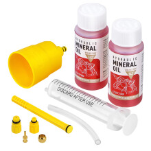 YOUMAYSTORY Brake Bleed Kit for Shimano Hydraulic Brakes, Brake Fluid Change Hydraulic Kits, Including High Performance Brake Fluid Mineral Oil 120ml