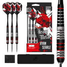 Harrows Ryan Searle Heavy Metal Stainless Steel Darts Set in 22g 24g or 26g