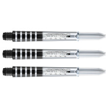 WINMAU Prism Force Clear Medium Polycarbonate Dart Stems  1 set per pack 3