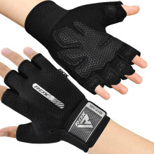 RDX Weight Lifting Gloves Gym Fitness Workout, Anti Slip Padded,Ultra Ventilated, Bodybuilding Strength Training HIIT WOD Exercise, Half Finger Adult