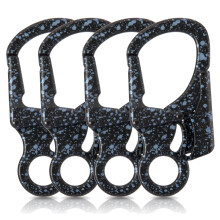 Ahiller Carabiner Clip Double AntiMisopening Locking Design 3 Zinc Alloy He
