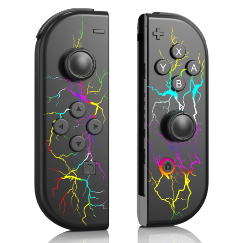 (Flash) Wireless Controller Joy Con for Nintendo Switch Gamepad with RGB Joystick