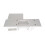 Harriet Fold-away Sewing Cabinet with Drawers in Ash White 3