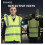 Reflective Safety Vest Yellow XXLarge, ANSI ISEA  Visibility Design for Construction Work 4