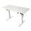 Electric Height Adjustable Sewing Table in White with Sewing Machine Platform 2