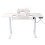 Electric Height Adjustable Sewing Table in White with Sewing Machine Platform 3