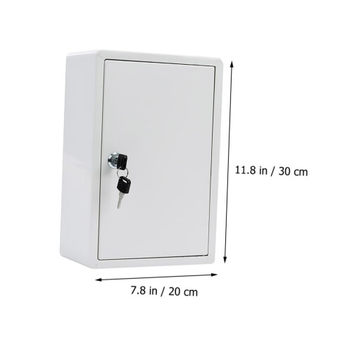 Lockable Milk Delivery Box WallMounted Outdoor Package Drop Box Weatherproof Durable Construction 2