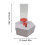 Paint Brush Cleaner and Automatic Brush Rinser with Low Water Consumption, Pushbutton Drain, Durable Compact Design 3