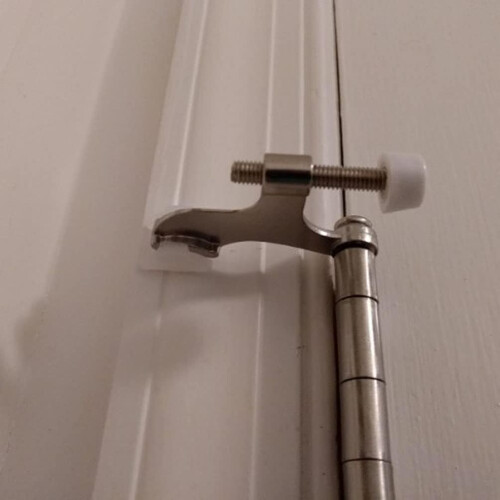 2 hinge pim gates stop the heavy  door stop with the rubber buffer tip 1