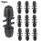 10 stk. dryppvanningskoblinger med mothaker, 1/2" til 1/4" 1