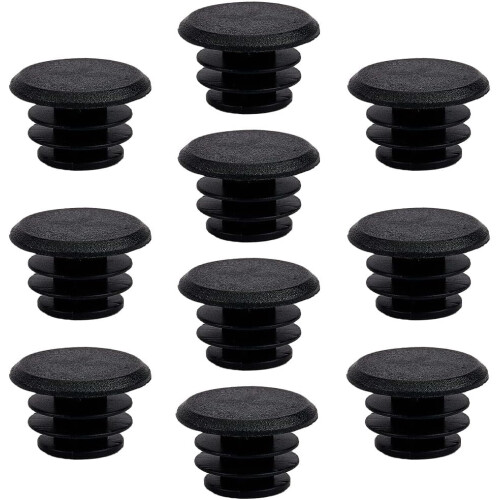 10 stk. sorte plastik-styrpropper, 21 mm, kompatible med de fleste &