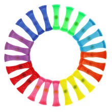 24 Pack Marble and Mesh Fidget Toys Set for Anxiety and Stress Relief, Quiet Sliding Motion, 8 Colors