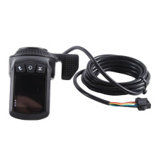 ckepdyeh Rower elektryczny z wyświetlaczem LCD i uchwytem zmiany biegów kciuka